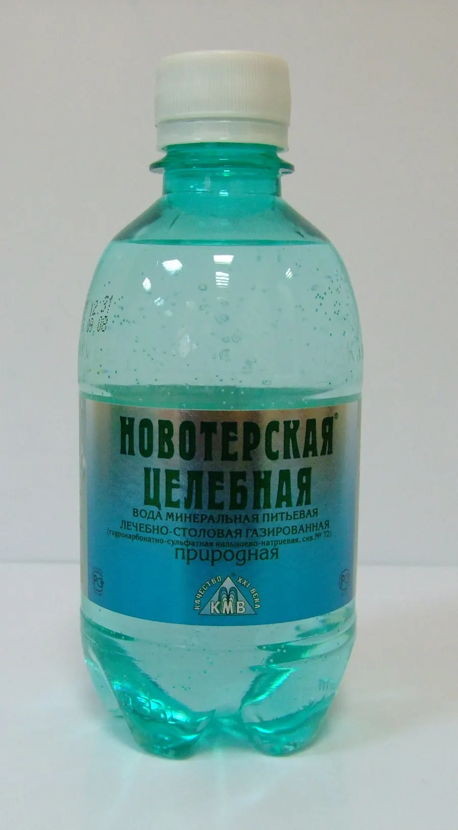 ПЭТ-бутылка «Новотерской целебной» 0,33 л