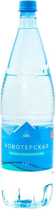 Новотерская Питьевая негазированная 1,5 л, ПЭТ